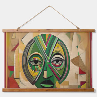 Tapisserie murale Abstraite coupée en bois par Mel