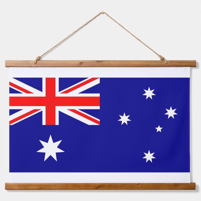 Tapisserie murale avec drapeau d'Australie (Devant)