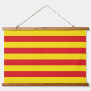 Tapisserie murale avec drapeau de Catalogne