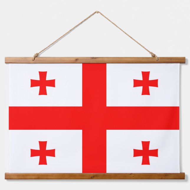 Tapisserie murale avec drapeau de Géorgie (Devant)