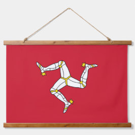 Tapisserie murale avec drapeau de l'île de Man
