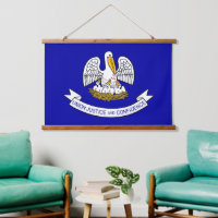 Tapisserie murale avec drapeau de Louisiane, U.S.A