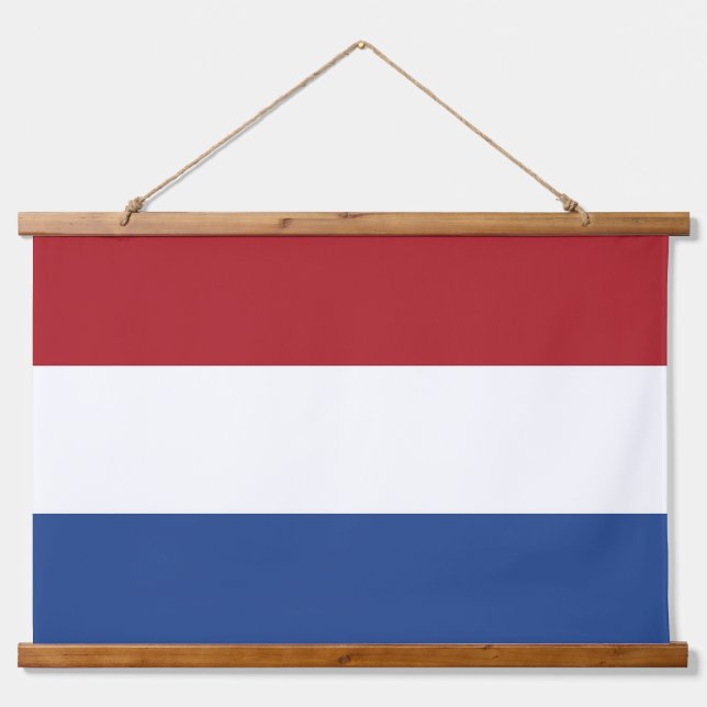 Tapisserie murale avec drapeau de Pays-Bas (Devant)