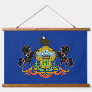 Tapisserie murale avec drapeau de Pennsylvanie, U.