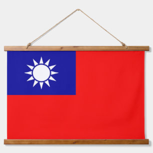 Tapisserie murale avec drapeau de Taiwan