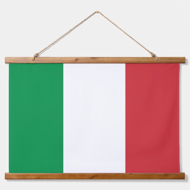 Tapisserie murale avec drapeau d'Italie (Devant)