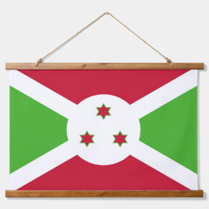 Tapisserie murale avec drapeau du Burundi