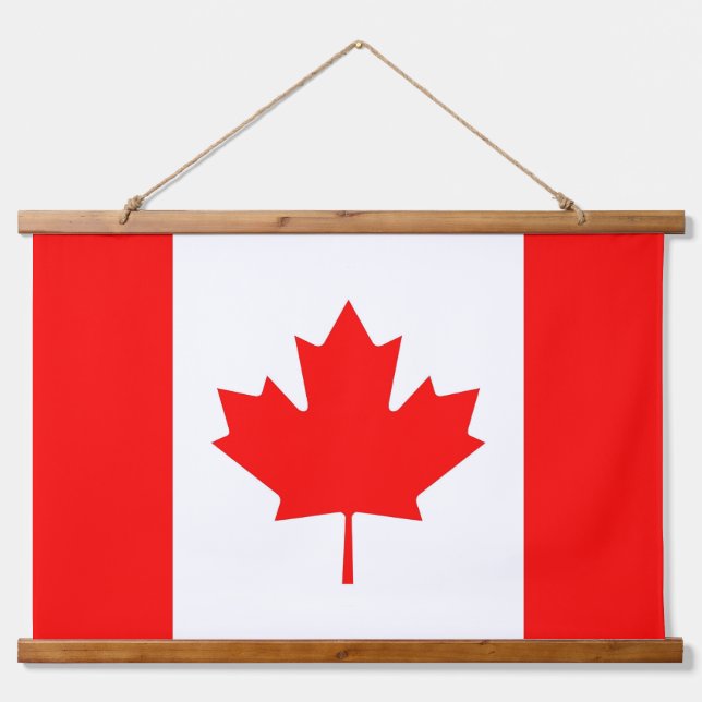 Tapisserie murale avec drapeau du Canada (Devant)