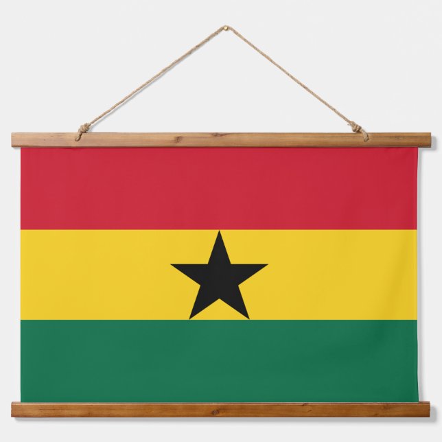 Tapisserie murale avec drapeau du Ghana (Devant)