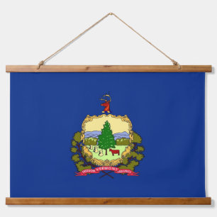 Tapisserie murale avec drapeau du Vermont State, U