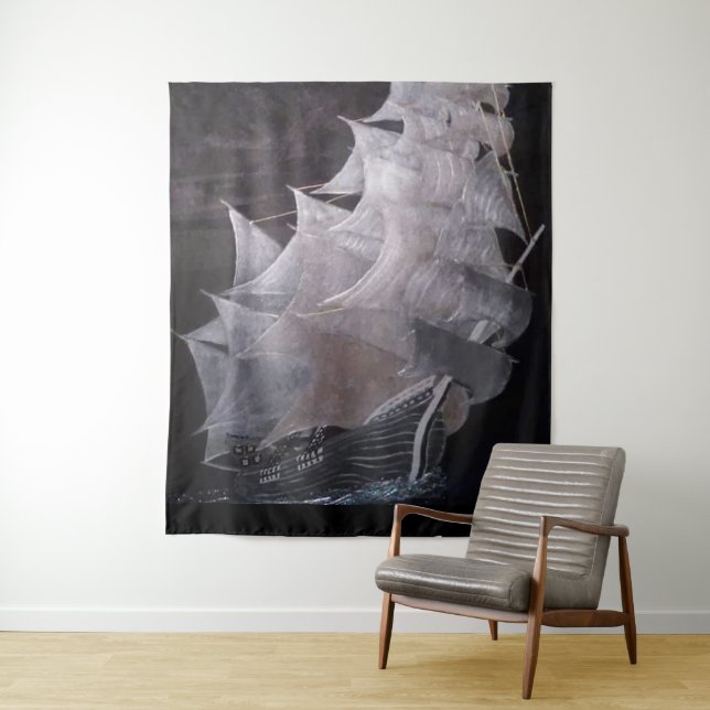 Tapisserie murale Bubblepacific (En situation)