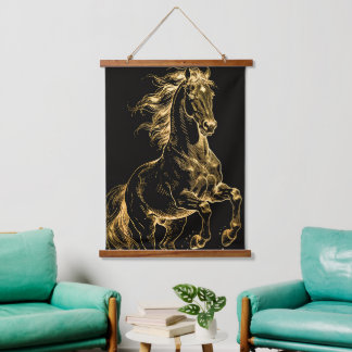 tapisserie murale cheval animaux chevaux