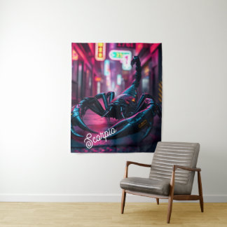 Tapisserie murale Cyber-City Scorpion