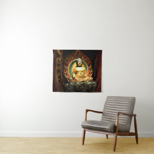 Tapisserie murale d'art bouddhiste mystique