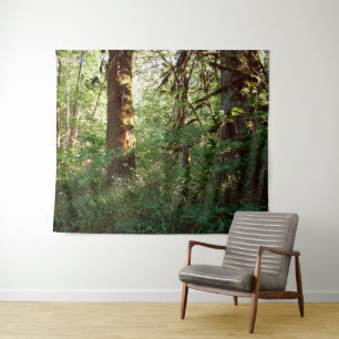 Tapisserie murale de la forêt enchantée