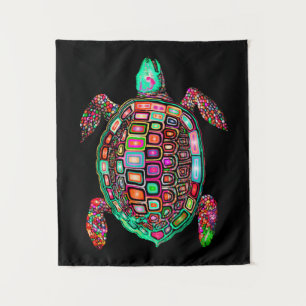 Tapisserie murale de la tortue bohémienne