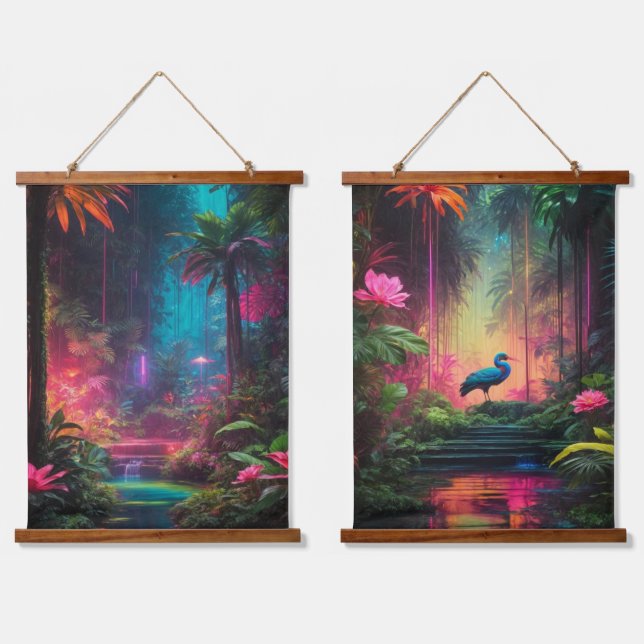 Tapisserie murale en bois (Double)