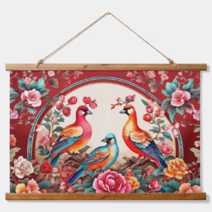 Tapisserie murale en bois