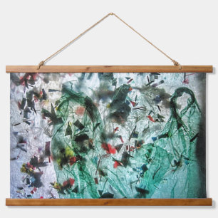 Tapisserie murale en bois