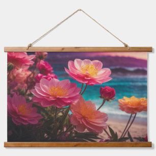 Tapisserie murale en bois