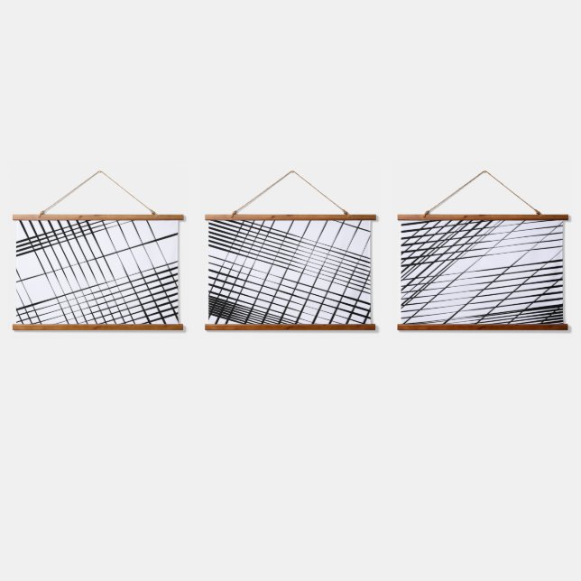 Tapisserie murale en bois (Tripler)