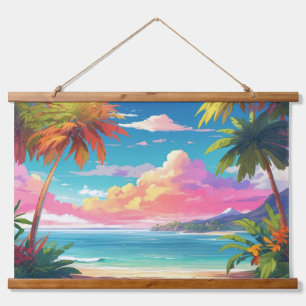 Tapisserie murale en bois