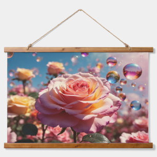 Tapisserie murale en bois