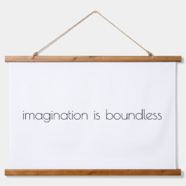 Tapisserie murale en bois d'imagination