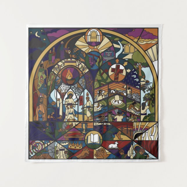 Tapisserie murale en couleur complète (Devant)