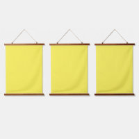 Tapisserie murale | Minimalisme jaune | Cadre en b