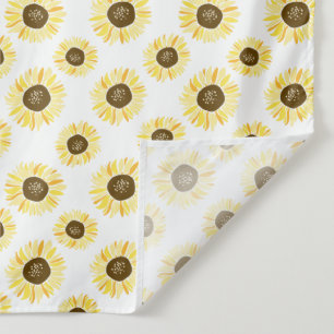 Tapisserie murale Motif de fleurs de soleil jaunes