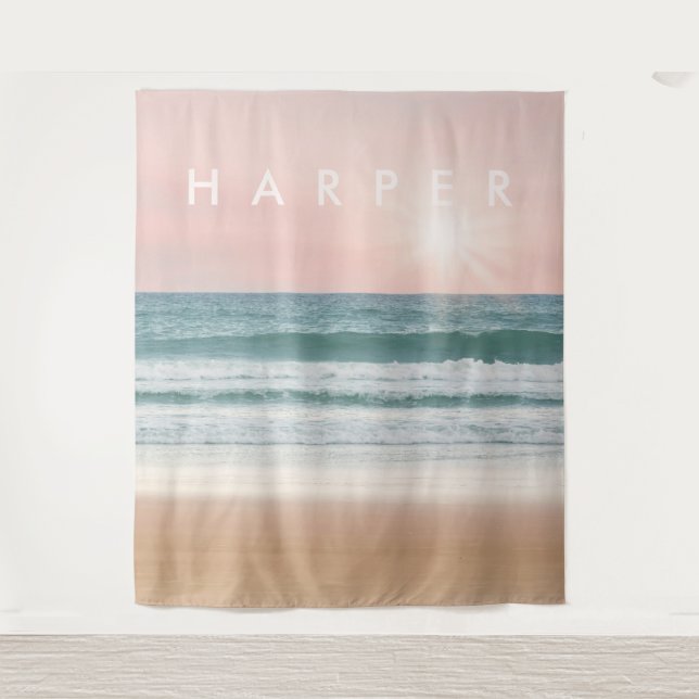 Tapisserie murale Ocean Rosé de Sunset Beach | Mur (Devant)