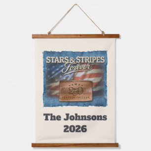 Tapisserie murale personnalisée Stars & Stripes