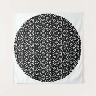 Tapisserie noir noir Motif Pénrose Mg0.25