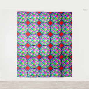 Tapisserie numérique 3D colorée - Extra-Large 88 p