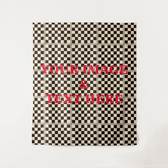 Tapisserie personnalisée avec votre propre photo e (Devant)