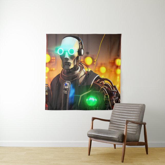 Tapisserie Robot 2 (En situation)