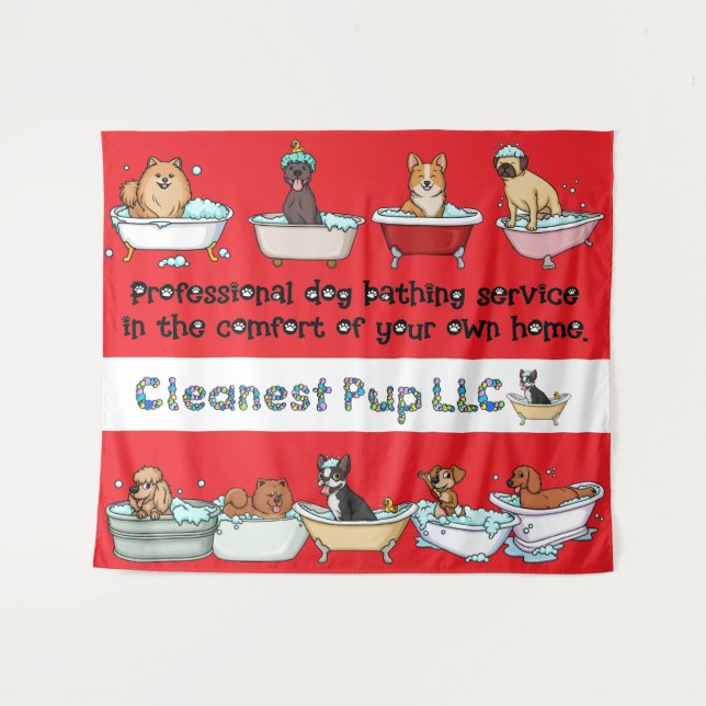 Tapisserie rouge CPup (Devant (Horizontal))