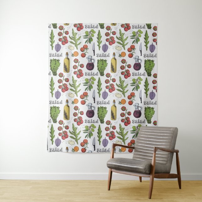 Tapisserie Salad Pattern Wandteppich (Beispiel)