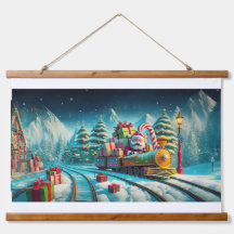 Tapisserie Santa North Pole Express