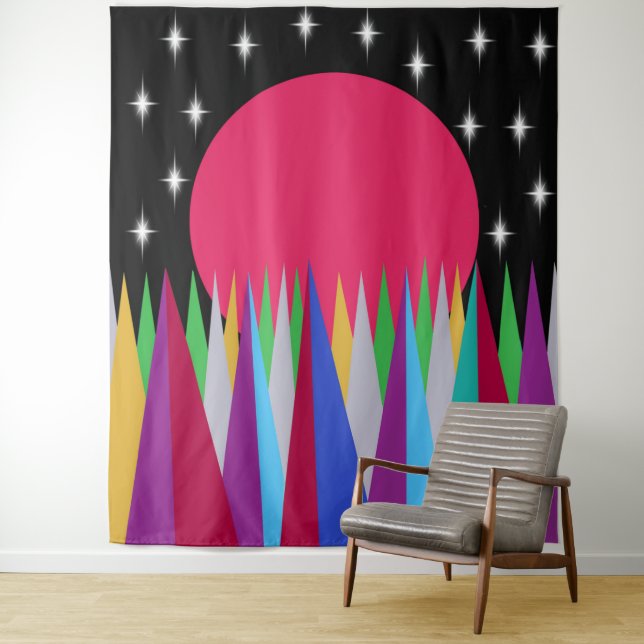 Tapisserie Star Sunset (En situation)