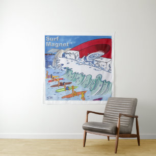 Tapisserie surf magnétique