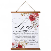 1 Corinthiens 13:4-8 L'amour est Patient Bible Flo