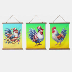 Tapisserie Suspendue 4 juillet Poulet Clipart-61531-61532-61533