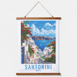 Tapisserie Suspendue Accueil Santorin : Santorin Grèce