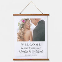 Affiche de bienvenue Décontractée simple avec phot