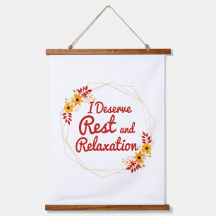 Tapisserie Suspendue affirmations inspirantes pour acceptation de soi