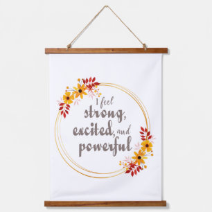 Tapisserie Suspendue affirmations motivationnelles pour l'acceptation d
