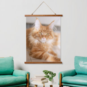 Tapisserie Suspendue Ajouter votre propre famille photo de chat personn