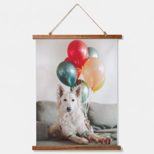 Tapisserie Suspendue Ajouter votre propre photo   Photo de chien person